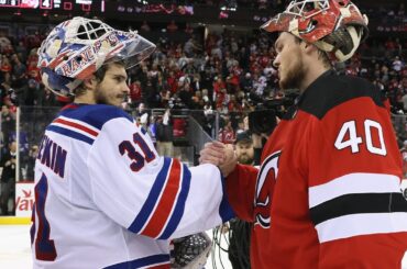 Akira Schmid and the Devils down the Rangers en route to Round 2!