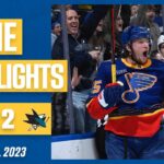 Game Highlights: Blues 4, Sharks 2