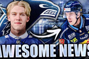 AWESOME CANUCKS NEWS: HUGE IMPROVEMENTS FROM JONATHAN LEKKERIMAKI (Vancouver Top Prospects 2023 NHL)