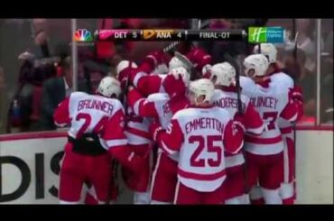 Gustav Nyquist OT Goal 2013 Stanley Cup Playoffs WCQF Game 2