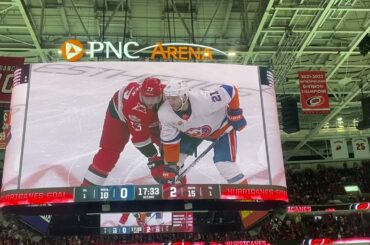 Carolina Hurricanes vs NY Islanders R1 G1 Power Play Goal by Stefan Noesen