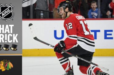 Alex DeBrincat completes his third career hat trick