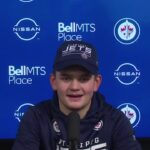 Winnipeg Jets Practice Report media availability: Cole Perfetti