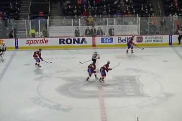 Jean-Christophe Beaudin of the Laval Rocket scores vs. the Lehigh Valley Phantoms 3/25/22