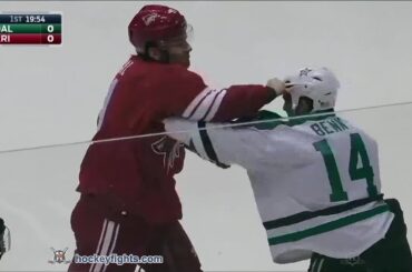 Jamie Benn vs Martin Hanzal Nov 11, 2014