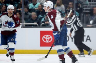 Cale Makar got ALL of this one! 😲💣