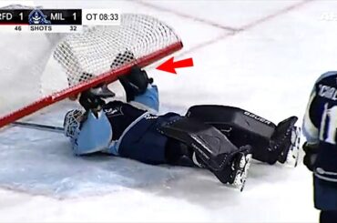 I’ve NEVER seen a goalie do this