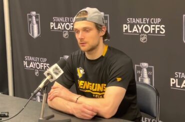 Teddy Blueger on style the Pens need to play to finish off the series vs the Rangers