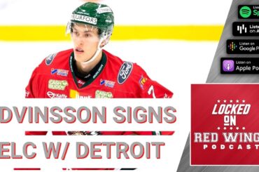 Simon Edvinsson Signs ELC with Detroit Red Wings | Recapping Pittsburgh Penguins & New Jersey Devils