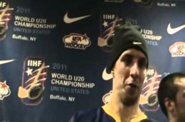 Patrik Nemeth efter straffsegern mot Kanada