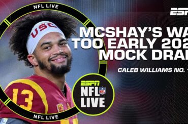 Caleb Williams sits at No. 1️⃣ on Todd McShay's Way Too Early 2024 Mock Draft 👀 | NFL Live