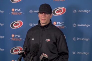 Rod Brind’Amour snaps when asked if he knows when Andrei Svechnikov will return from injury