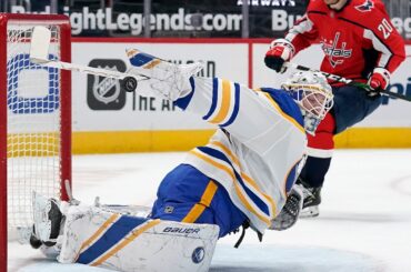 Ullmark denies Sheary with sensational blocker save