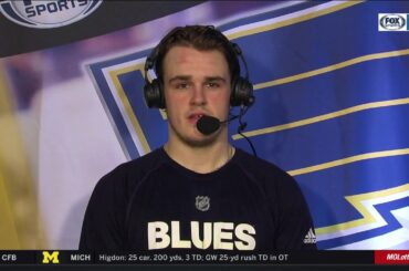 Sammy Blais after NHL debut: "I'm very happy to get the first one out of the way"