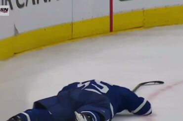 Pat Maroon boarding on Mark Giordano - Tough Call Suspension Recommendation