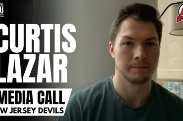 Curtis Lazar Reacts to Being Traded to New Jersey Devils from Vancouver Canucks | Full Trade Call
