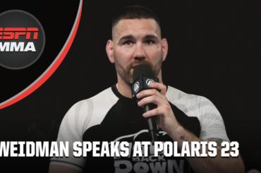 Chris Weidman speaks after his return to combat sports | ESPN MMA