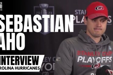 Sebastian Aho Reacts to Carolina Hurricanes vs. New York Islanders Playoff Series | HURRICANES
