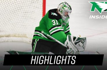 UND Hockey | Highlights at Minnesota State | Game 2 | 10/19/19