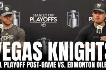 Zach Whitecloud & William Karlsson React to Leon Draisaitl 4 Goals, Vegas Taking GM1 vs. Edmonton