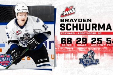 2022 NHL Draft Highlight Reel - Brayden Schuurman