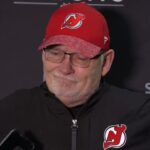 Devils players comment on Luke Hughes drawing into the lineup and the success of the BMW line.