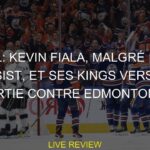 NHL: Kevin Fiala, malgré 1 assist, et ses Kings vers la sortie contre Edmonton