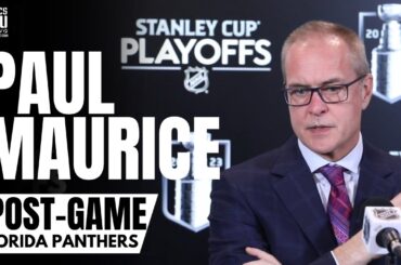 Paul Maurice Reacts to Florida GM1 Win vs. Toronto & Sheds Light on Matthew Tkachuk Relationship