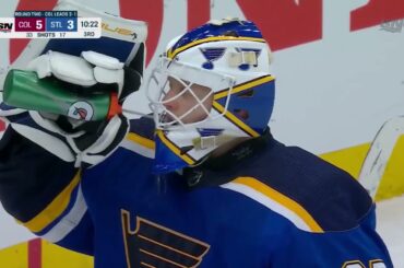 Valeri Nichushkin assists on two Kadri's goals vs Blues in game 4 (2022)