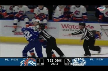 Luke Witkowski vs Scott Mayfield Dec 17, 2016