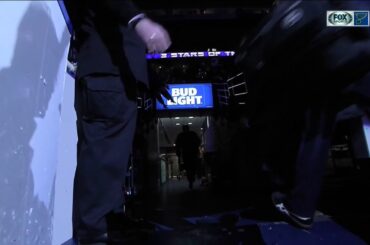 Robby Fabbri with some postgame hustle