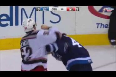 Dylan McIlrath vs Brendan Lemieux Feb 17, 2018