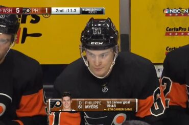 1я шайба в NHL MYERSа