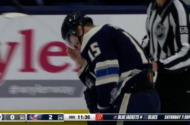 Logan Stanley Missed High Stick on Grégory Hofmann (Nov. 24, 2021)
