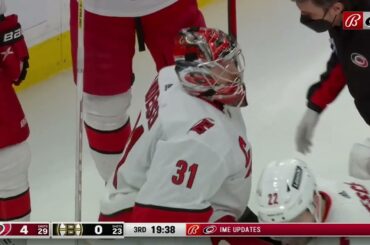 Freddie Andersen Is Shaken Up After Nick Foligno Makes Contact, Goal Deemed Goaltender Interference