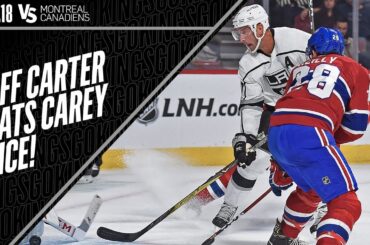 Jeff Carter Scores a Snipers Against the Montreal Canadiens