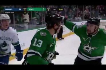 Mattias Janmark Goal vs VAN 03-25-2018