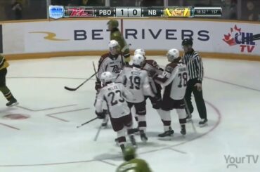 Brennan Othmann forecheck and dishes to Jonathan Melee for the goal