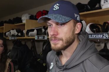 2023 #nhl Playoffs: Seattle Kraken Defenseman Jamie Oleksiak - Round 2 Game 1 - 05.02.23