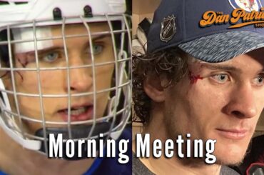 Morning Meeting: Morgan Barron Was Lucky Not To Lose An Eye On This Play | 04/19/23
