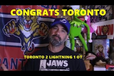 Toronto Maple Leafs Beat TB Lightning 2-1 WIN SERIES IN OT