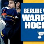 Berube visits Warrior Hockey practice