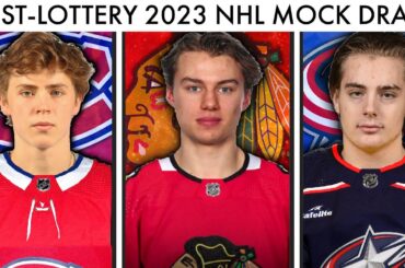 POST-LOTTERY 2023 NHL MOCK DRAFT SIMULATION! (TOP 16 Order Predictions Connor Bedard/Blackhawks)