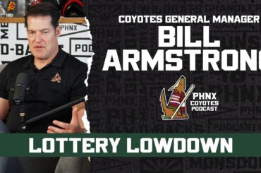 Arizona Coyotes GM Bill Armstrong reacts to landing picks #6 and #12 in the 2023 NHL Draft