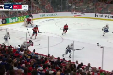 Noel Acciari clean check on Anthony Duclair