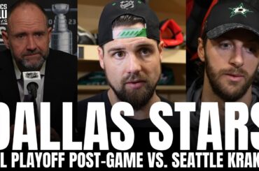 Jamie Benn, Colin Miller & Peter DeBoer on Miro Heiskanen Injury, Jake Oettinger Off Game, GM3 Loss