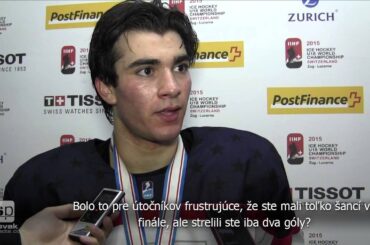 Luke Kunin v rozhovore po zápase Spojené štáty „18“ – Fínsko „18“