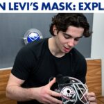 It All Has A Meaning | Buffalo Sabres Goalie Devon Levi Explains His Self-Designed Black & Red Mask
