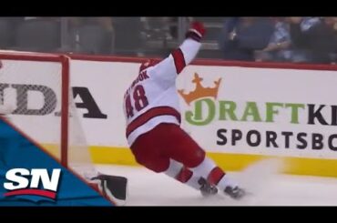 Jordan Martinook Scores A Penalty Shot Goal With Sweet Backhand