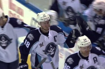 Colton Sissons Fires a Snapper Past Pickard